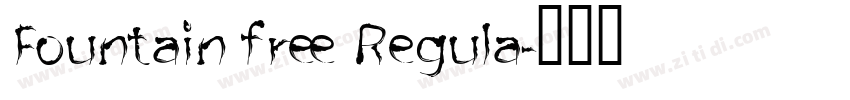 Fountain free Regula字体转换